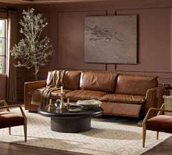 Clifton 3-Piece Leather Power Reclining Sectional