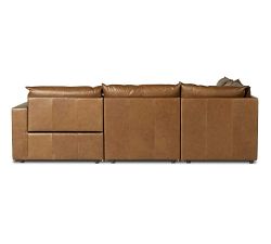 Clifton 5-Piece Leather Power Reclining Sectional