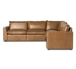 Clifton 5-Piece Leather Power Reclining Sectional