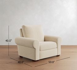 Big Sur Roll Arm Power Recliner