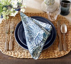 Karina Paisley Organic Cotton Napkins - Set of 4
