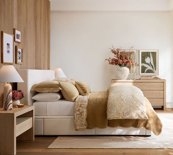 Housse de couette double réversible Pottery Barn dans une