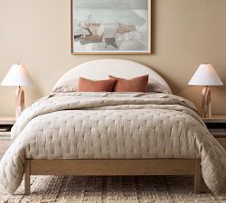 Arlo Upholstered Arched Wall Mounted Headboard