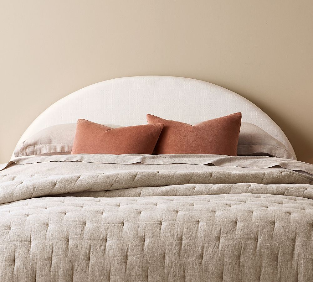 Arlo Upholstered Arched Wall Mounted Headboard by Pottery Barn