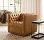 Edgewood Leather Swivel Chair