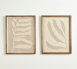 Collaged Botanical Canvas Wall Art