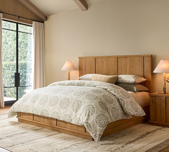 Hawthorn Striped Cotton Duvet Cover | Pottery Barn