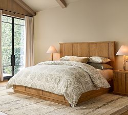 Honeycomb Cotton Duvet Cover | Pottery Barn Pottery Barn King Duvet display picture 1