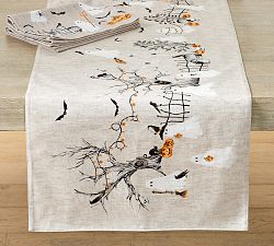 Scary Squad Organic Cotton Table Runner