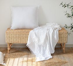 Turkish Cotton Fringe Throw