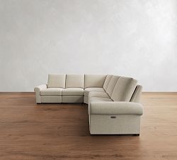 Turner Roll Arm Power Reclining L-Shaped Sectional (120")
