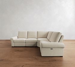 Turner Roll Arm Reversible Power Reclining Sectional (120")