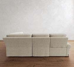 Turner Roll Arm Reversible Power Reclining Sectional (120")