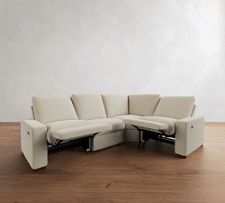 Turner Square Arm Reversible Power Reclining Sectional (117")