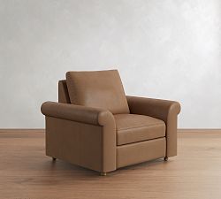 Westwood Roll Arm Leather Power Recliner