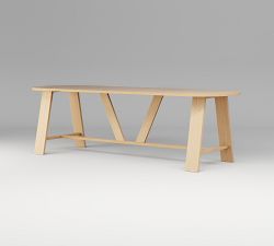 Keaton Elliptical Bar Height Dining Table (96"-144")