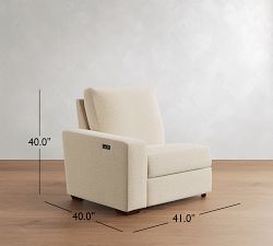 Build Your Own Big Sur Square Arm Power Reclining Sectional