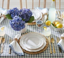 Faux Deep Blue Hydrangea Bundle