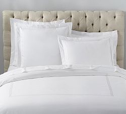 Open Box: Grand Organic Percale Duvet Cover, King/Cal. King - White