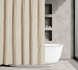 Open Box: Arlette Cotton Shower Curtain (72") - Linen