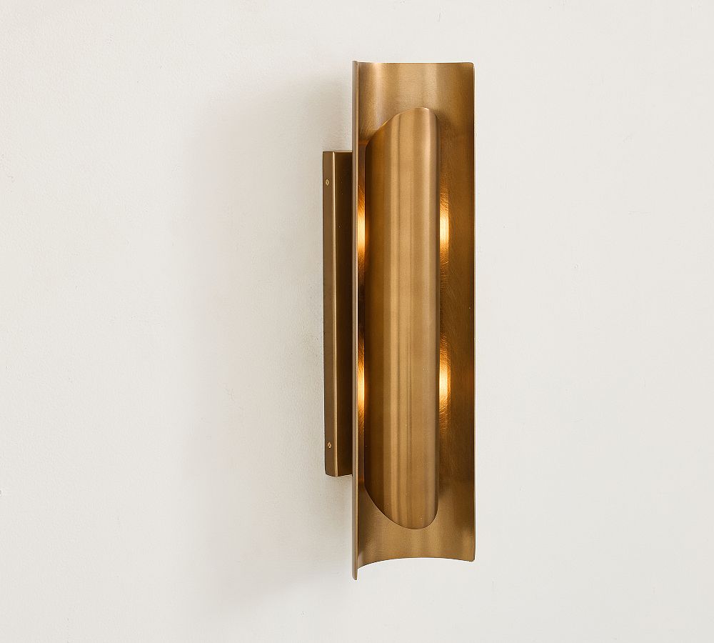 Vale Sculptural Outdoor Sconce (18") by Pottery Barn