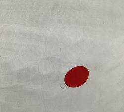 Open Box: Bridget Recycled Glass Flared Pendant, Large 18" Diam. - Tumbled Brass