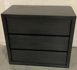 Open Box: Cayman 3-Drawer Dresser (36") - Warm Black