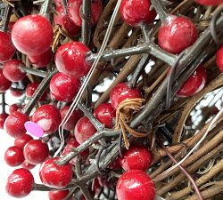 Open Box: Lit Red Berry Tree Topper