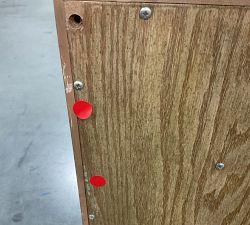 Open Box: Modular Bar Cabinet Base with Wood Doors - Seadrift