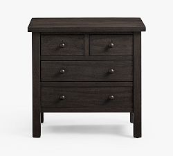 Open Box: Farmhouse 4-Drawer Nightstand (28.5") - Charcoal