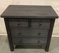 Open Box: Farmhouse 4-Drawer Nightstand (28.5") - Charcoal