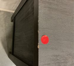 Open Box: Farmhouse 4-Drawer Nightstand (28.5") - Charcoal