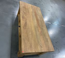 Open Box: Oakleigh Rectangular Coffee Table (57") - Heirloom Wheat