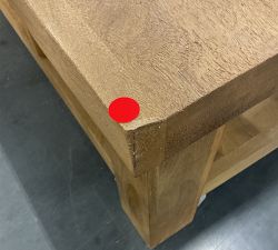 Open Box: Oakleigh Rectangular Coffee Table (57") - Heirloom Wheat