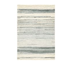 Open Box: Karson Hand-Tufted Wool Rug, 4' x 6' - Classic Ivory/Steel Blue