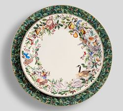 12 Days of Christmas Stoneware Charger Plates