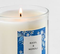 Block Print Paper Wrapped Scented Candle