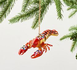 Open Box: Sparkly Lobster Ornament