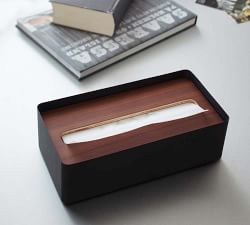 Open Box: Yamazaki Wood Top Tissue Box Cover
