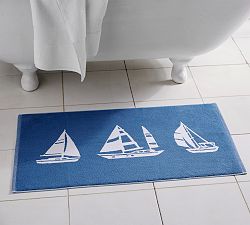 Sailboat Bath Mat
