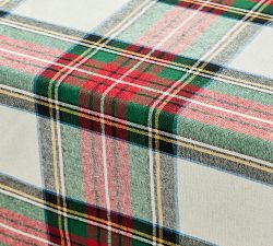 Stewart Plaid Cotton Rectangular Tablecloth