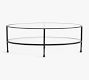 Tanner Oval Glass Coffee Table (47.5")