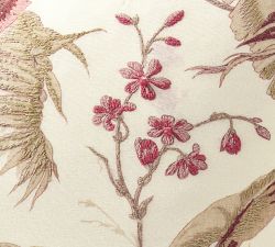 Vintage Islands Tropical Scenic Embroidered Pillow