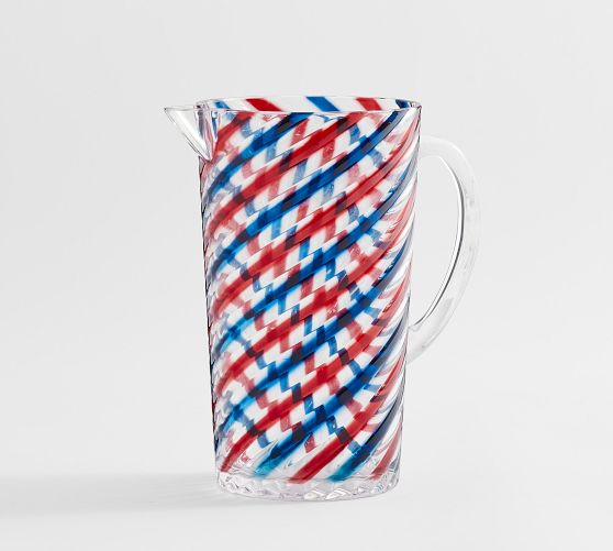 Americana Stripe Outdoor Pitcher