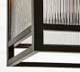 Atherton Outdoor Ribbed Glass Pendant (10")