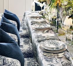 Brandon Maxwell Groveland Toile Tablecloth