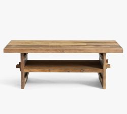 Easton Rectangular Reclaimed Wood Coffee Table (50")