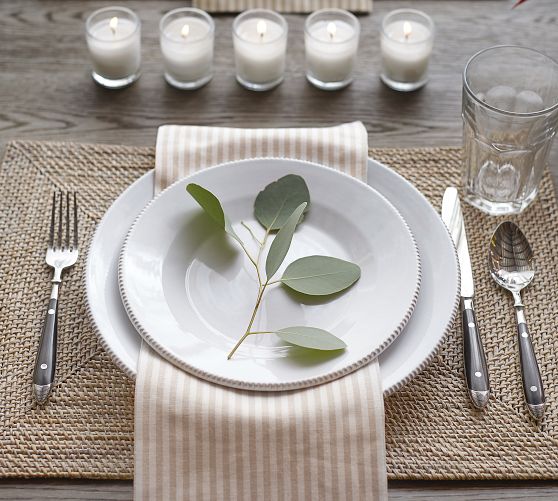 Pottery Barn Gabriella Stoneware Dinner Plates - Thumbnail 5