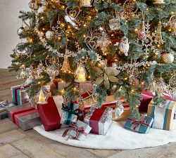 Gold Glitter Poinsettia Pick, Set of 3