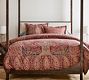 Talia Paisley Percale Duvet Cover